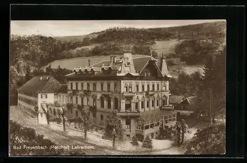 AK Bad Freyersbach /Renchtal, Lehrerheim bei Schönwetter