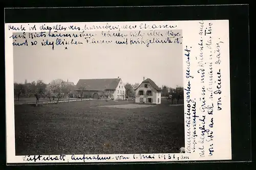 AK Basel, Luftmatt, 1931