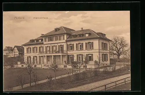 AK Flawil, Krankenhaus bei Schönwetter