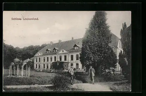 AK Güby, Schloss Louisenlund bei Schönwetter