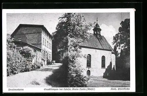 AK Hörste b. Halle /Westf., kath. Pfarrkirche am Paulinenheim