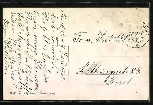 AK Riffenmatt, Ortsansicht mit Umland