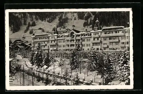 AK Adelboden, Grand Hotel im Winter