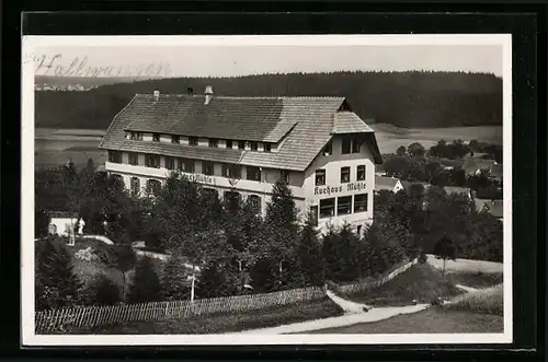 AK Hallwangen, Kurhaus-Pension z. Mühle, Bes.: Ernst Gaiser