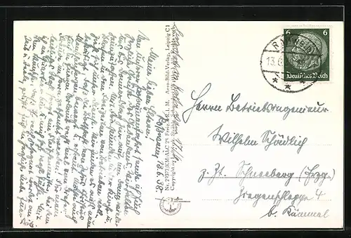 AK Rosswein i. Sa., Fliegeraufnahme des Ortes