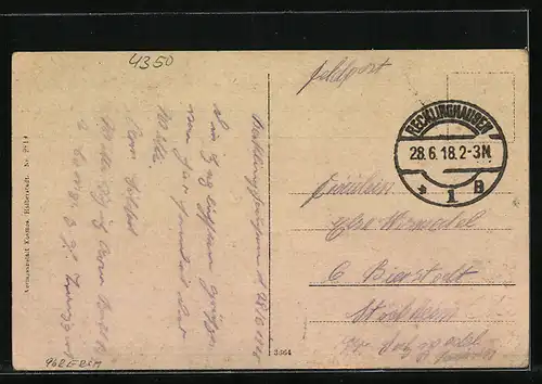 AK Recklinghausen, Partie an der Bergwerksdirektion