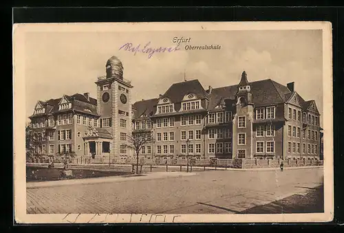 AK Erfurt, Oberrealschule im Sonnenlicht