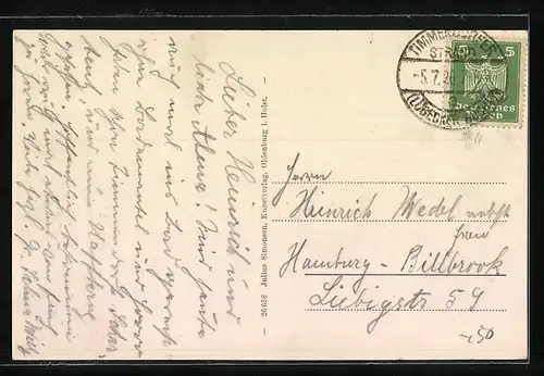 AK Haffkrug, Partie an der Ostsee