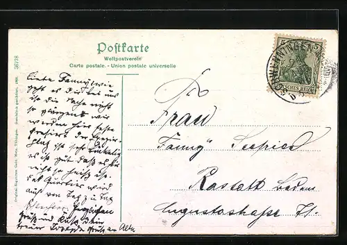 AK Schwenningen /Neckar, Schornsteine im Ort