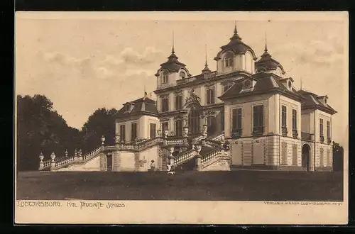 AK Ludwigsburg, kgl. Favoriten Schloss