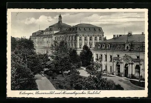 AK Erlangen, Universität und Mineralogisches Institut