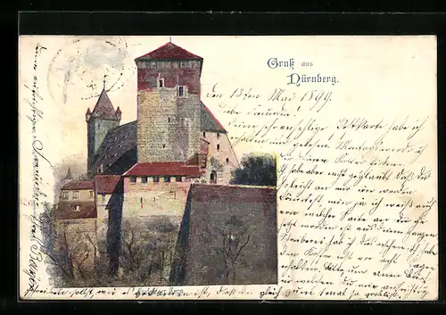 AK Nürnberg, Fünfeckiger Turm