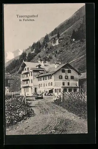 AK Ferleiten, Blick auf Tauerngasthof