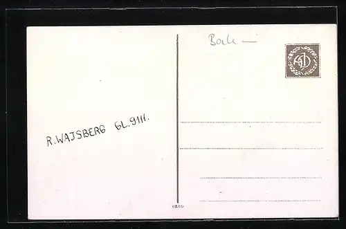 AK Warszawa, Ul. Marszalkowska, Strassenbahn