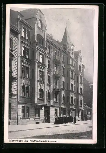 AK München, Mutterhaus der Drittordens-Schwestern, Maistrasse 5