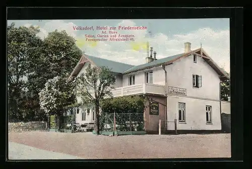 AK Hamburg-Volksdorf, Hotel zur Friedenseiche