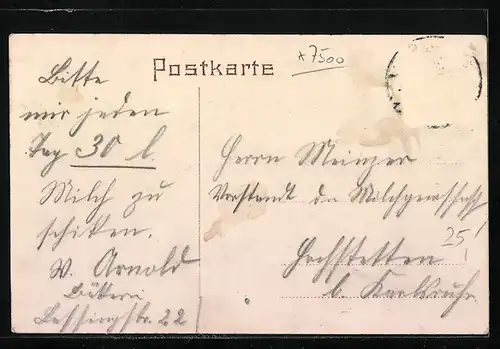 AK Karlsruhe, Amalienstrasse mit Ofen-Ausstellung Hugo Merkle