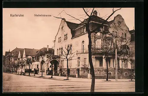 AK Karlsruhe, Partie in der Stabelstrasse