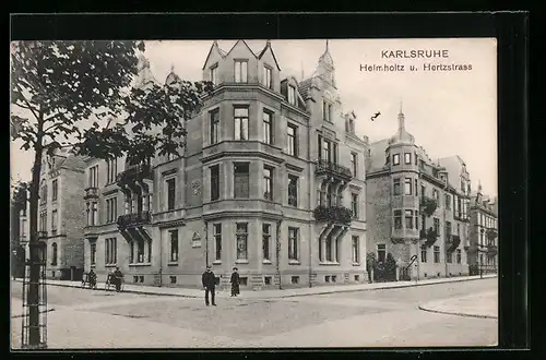 AK Karlsruhe, Helmholtz- und Hertzstrasse