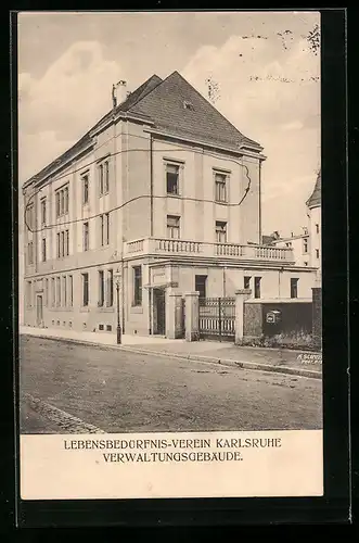 AK Karlsruhe, Lebensbedürfnis-Verein, Verwaltungsgebäude