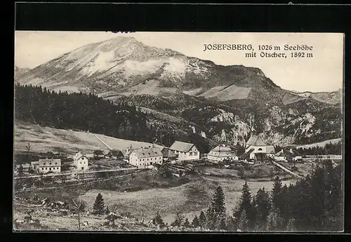 AK Josefsberg, Totalansicht mit Ötscher