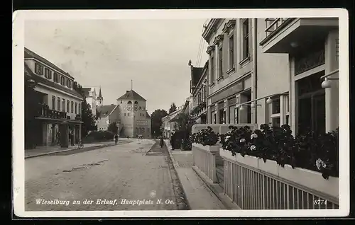 AK Wieselburg an der Erlauf /N-Oe., Hauptplatz