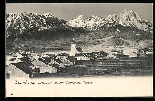 AK Tannheim, Gesamtansicht mit Tannheimer Gruppe