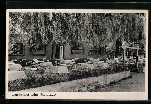 AK Berlin-Tegel, Restaurant am Forsthaus von E. Hey