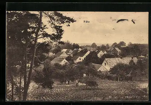 AK Pätz, Blick auf das Dorf