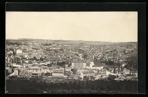 AK Reichenbach i. V., Ortsansicht aus der Vogelschau