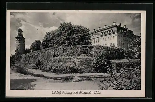 AK Pössneck /Th., Schloss Oppurg