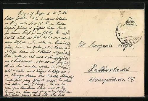 AK Insel Rügen, Jagdschloss Granitz