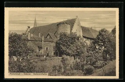 AK Michelstadt i. Odenw., Kellerei-Partie