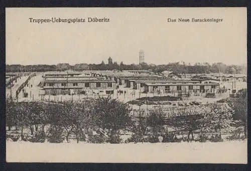 AK Döberitz, Truppenübungsplatz, Neues Barackenlager