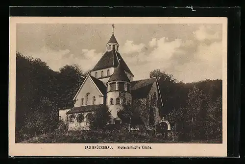 AK Bad Brückenau, Protestantische Kirche