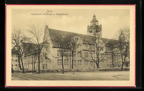 AK Jena, Universität Ostflügel und Hauptfront