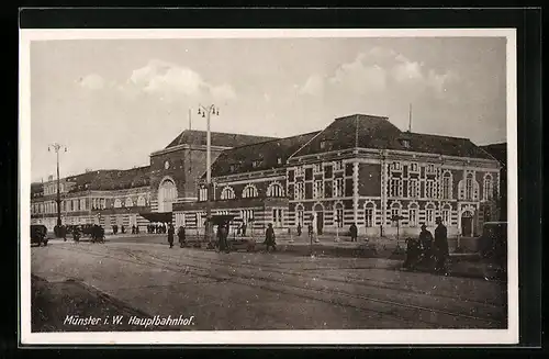 AK Münster i. W., Hauptbahnhof