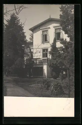 Foto-AK Malente-Gremsmühlen, Villa mit Garten
