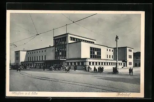 AK Meissen a. d. Elbe, Bahnhof