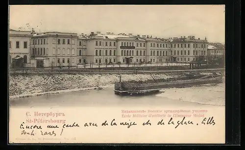 AK St-Pétersbourg, École Militaire d`artillerie de l`Empereur Michel