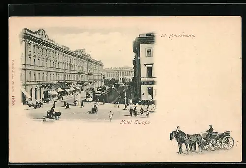 AK St. Petersbourg, Hôtel Europe