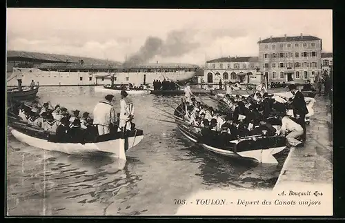 AK Toulon, Départ des Canots majors