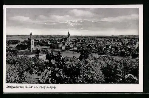 AK Crossen, Blick von Wilhelmshöhe