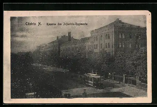 AK Cüstrin, Kaserne des Infanterie-Regiments