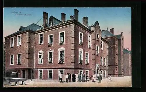AK Karlsruhe, Partie an der Grenadier-Kaserne