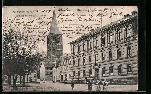 AK Siegburg, Gymnasium mit Kath. Kirche