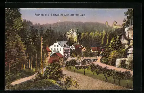 AK Schüttersmühle, Gasthaus Schüttersmühle