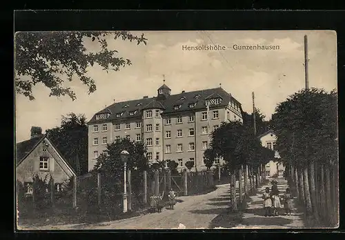 AK Gunzenhausen, Strassenpartie Hensoltshöhe