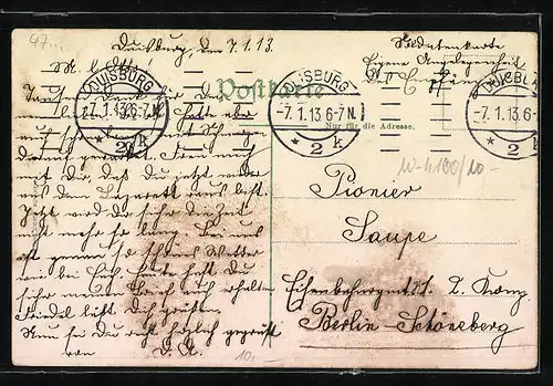 AK Duisburg, Gasthaus Monning