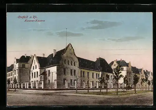 AK Crefeld a. Rh., Husaren-Kaserne